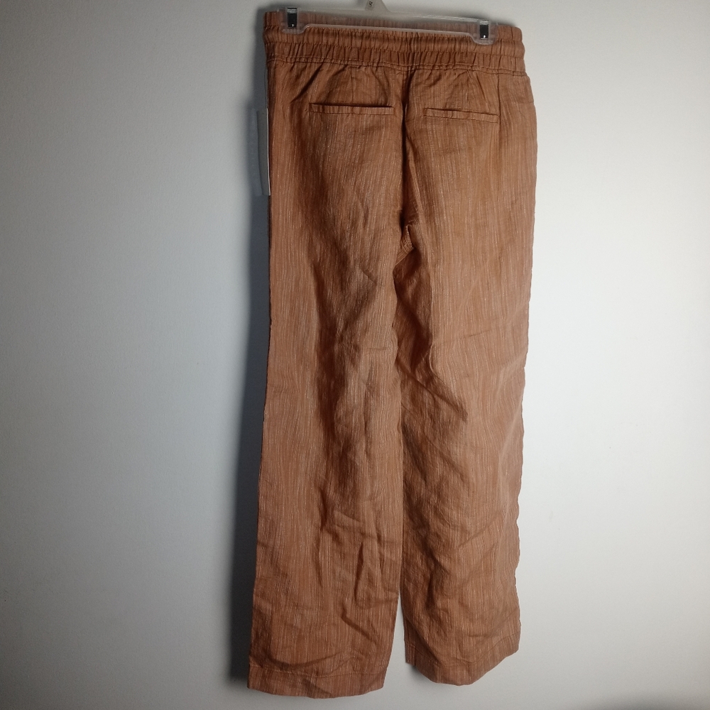 Athleta Cabo Linen Textured Wide Leg Pant Size 4 - Picture 12 of 15